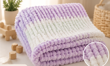 🧸 Handmade Baby Blanket Collection