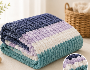 ☁️Coastal Dream Handmade Chunky Knit Blankets