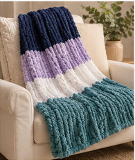 ☁️Coastal Dream Handmade Chunky Knit Blankets