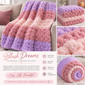 🌸Blush Dreams Handmade Chunky Knit Blankets