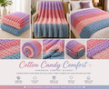 🍭 Blush Cotton Candy Handmade Chunky Knit Blankets