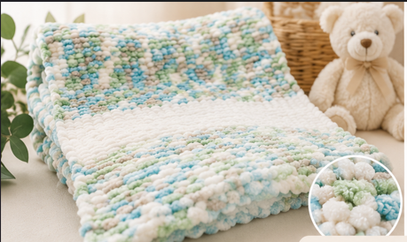🧸 Handmade Baby Blanket Collection