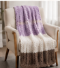💜Lilac Dreams Handmade Chunky Knit Blankets