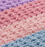 🍭 Blush Cotton Candy Handmade Chunky Knit Blankets