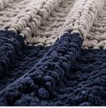 🪨 Coastal Sone Handmade Chunky Knit Blanket
