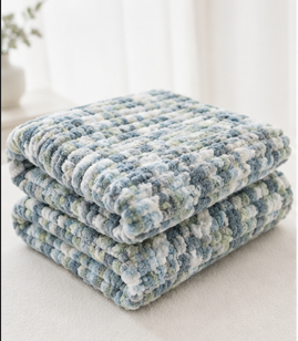 🌈 Ombre Handmade Chunky Knit Collection Blankets