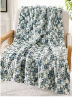 🌈 Ombre Handmade Chunky Knit Collection Blankets