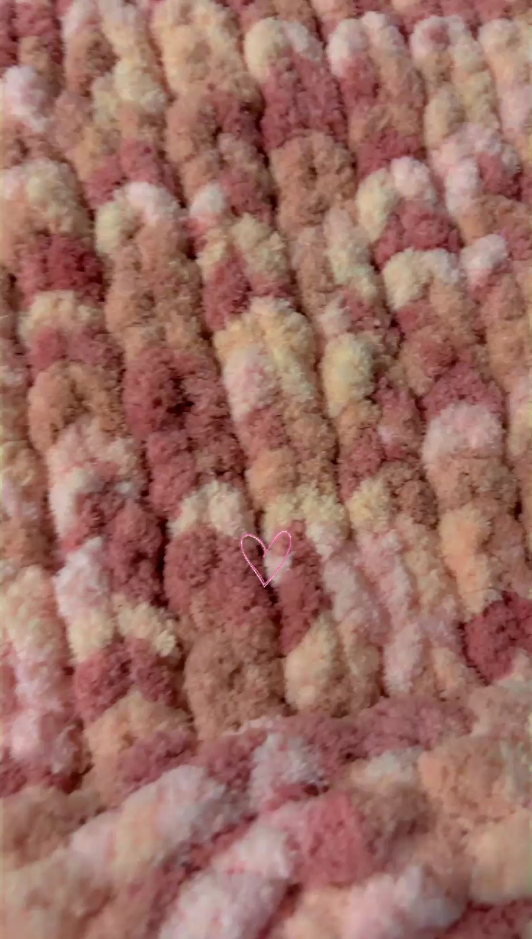 🌈 Ombre Handmade Chunky Knit Collection Blankets